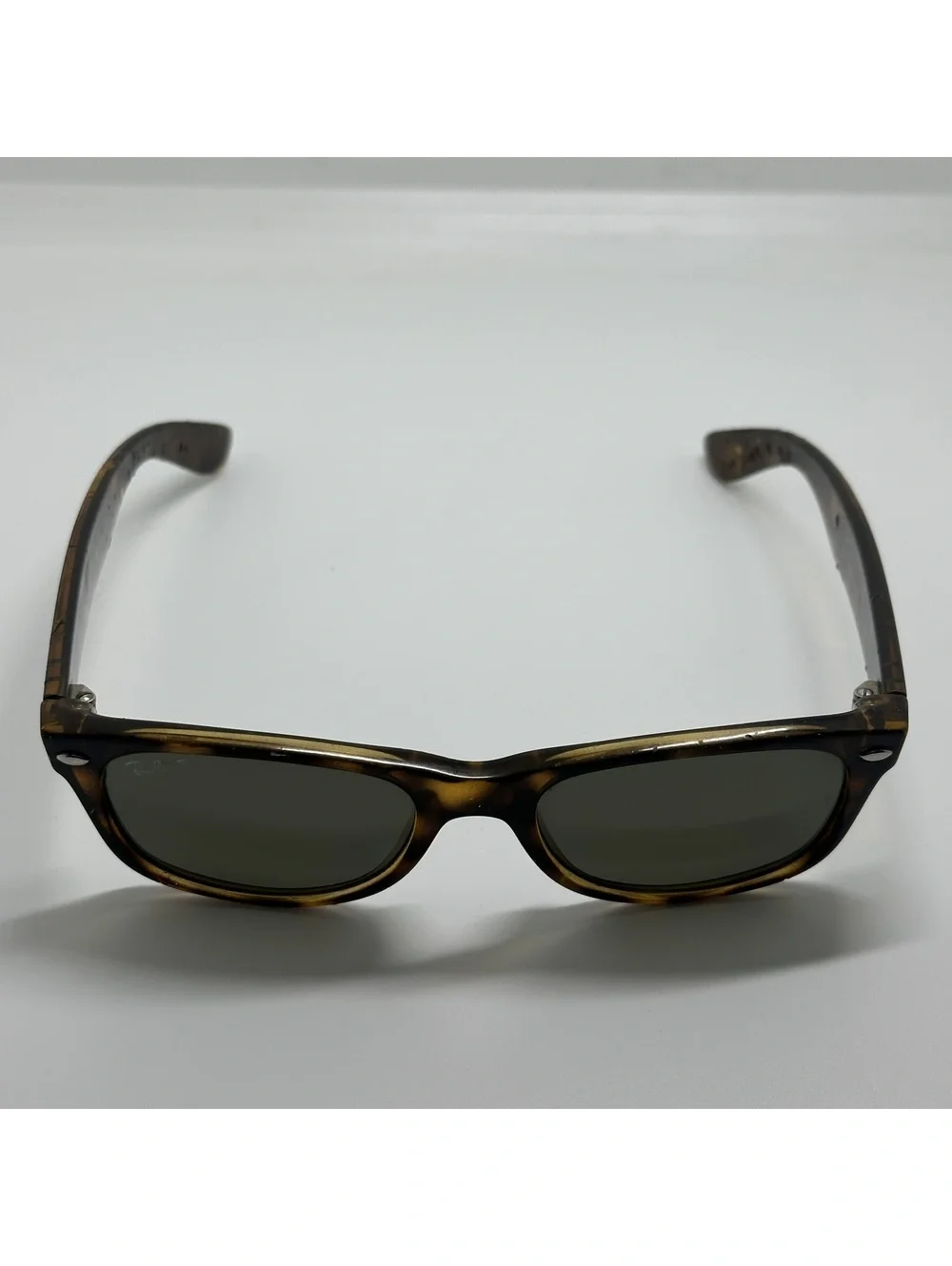 Ray-Ban RB 2132 New Wayfarer Tortoise Polarized Sunglasses with Case
